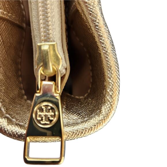 Tory Burch York Buckle Natural Straw Tote Shoulder Bag - Picture 5 of 13